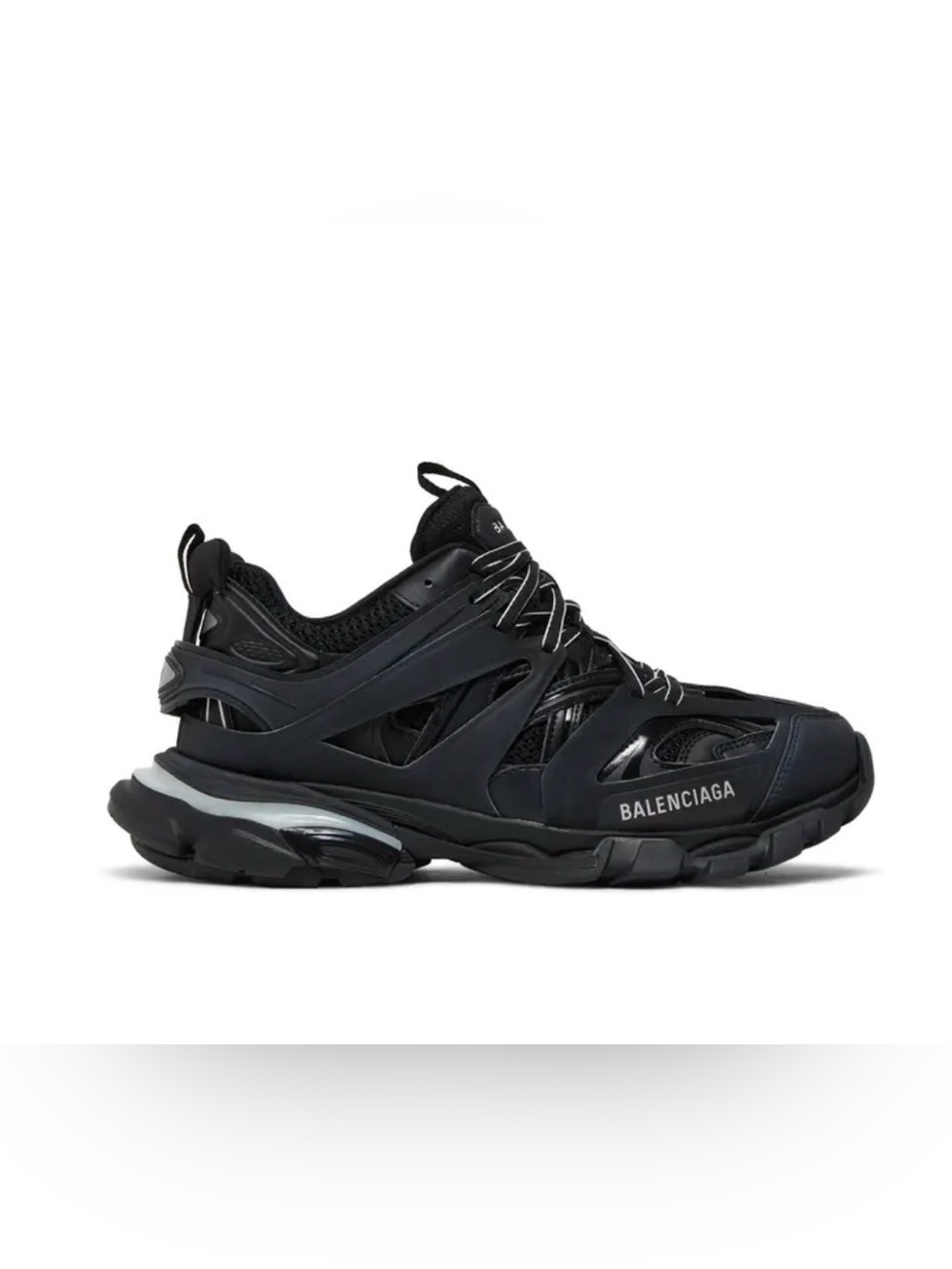 Balenciaga Men's Black Track Runner Sneaker🖤
